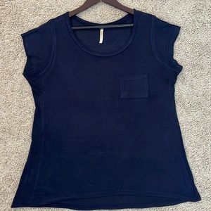 Ocasion Blue Tee Shirt Top